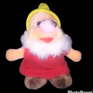 Vintage “Doc” Snow White & 7 Dwarfs Stuffed Animal 1990s Disney Original